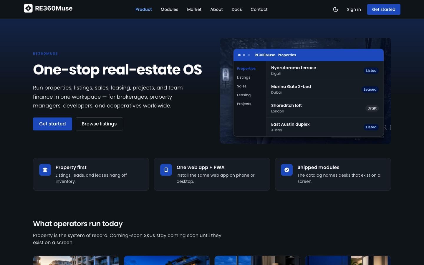 RE360 Muse live site